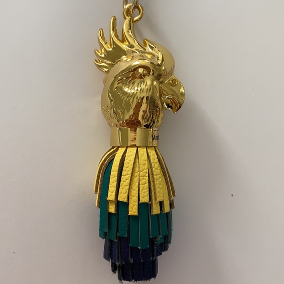 Real Leather Parrot Keychain - Picture 2 of 2